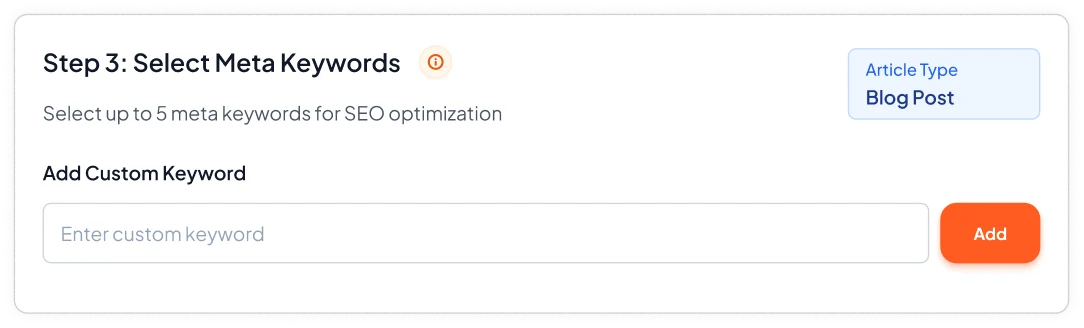 Set Your SEO Direction - Define meta keywords, title and description