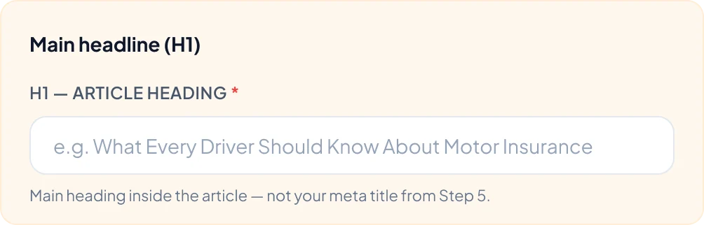 Develop The Headlines - Review and refine headlines
