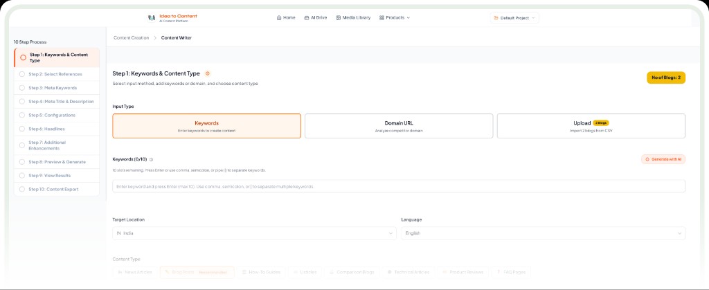 Brand Strategy product interface preview